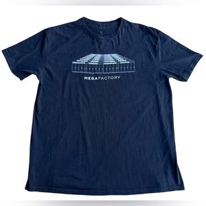 TESLA Employee-Given MEGAFACTORY Rare Graphic XL T-Shirt Elon Minimalist EV